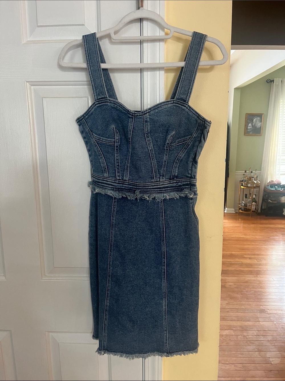 7 For All Mankind Dark Indigo Denim Dress